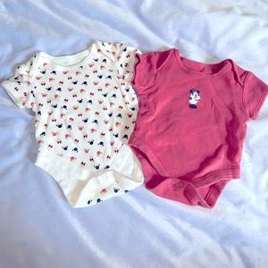 Baby girl Minnie mouse bodysuite